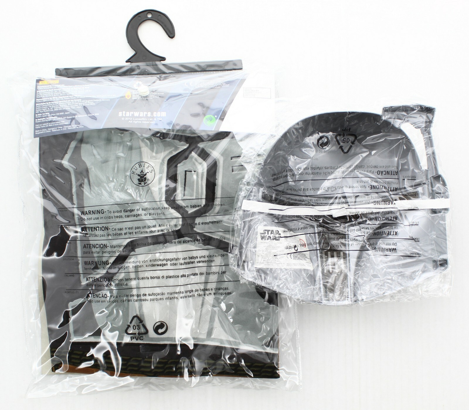 Star Wars Jango Fett Deluxe Costume Children Size, Large 12-14 Halloween Cosplay