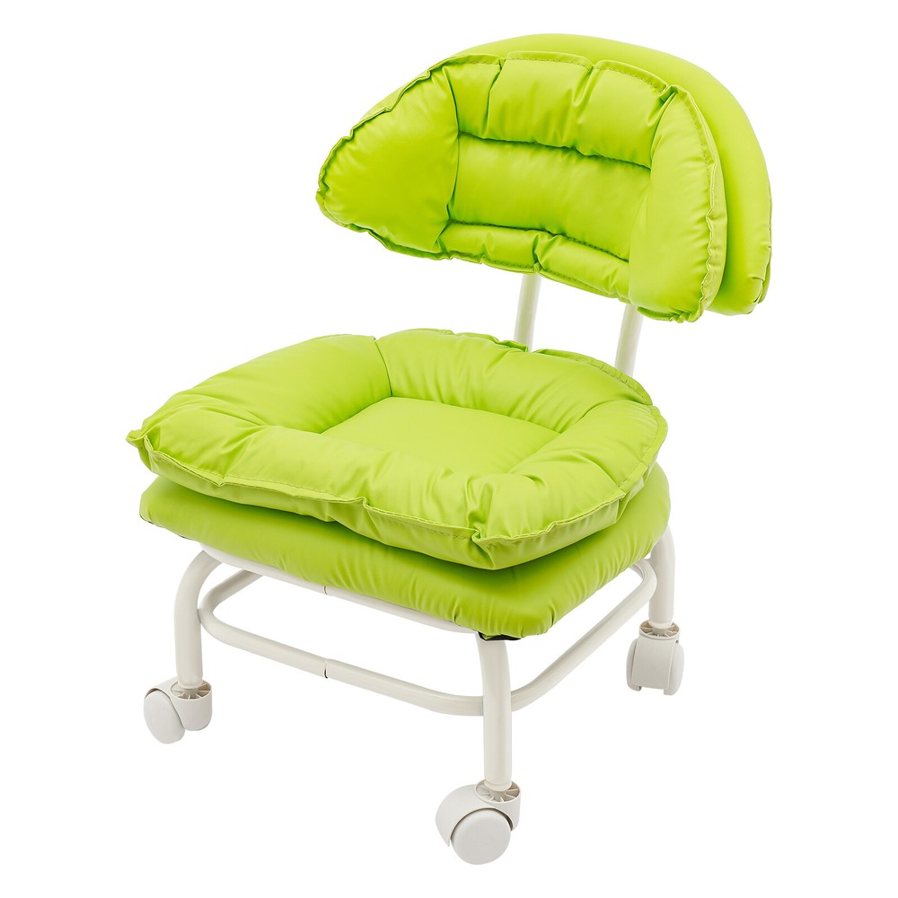 Ergonomic Rolling Stool with Back Rest, Heavy Duty Rolling Stool, Roller Chair
