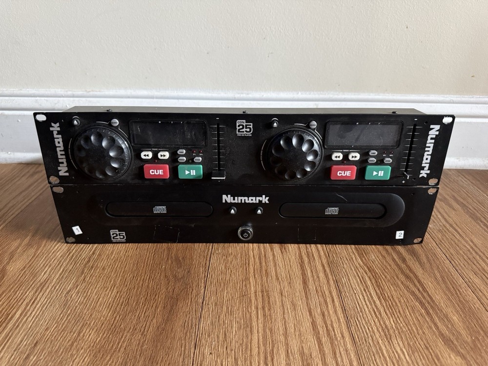 Numark CDN25 Professional Dual CD Player W/ Controller - Untested
