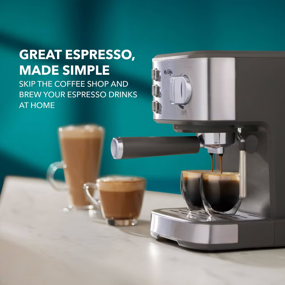 Mr. Coffee Compact Espresso Maker