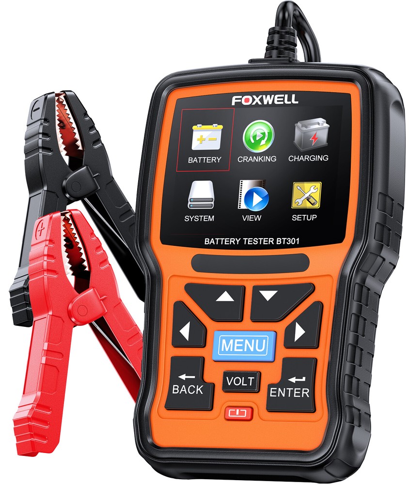 FOXWELL BT301 Auto Battery Tester Electrical System Diagnostic & Analysis Tool