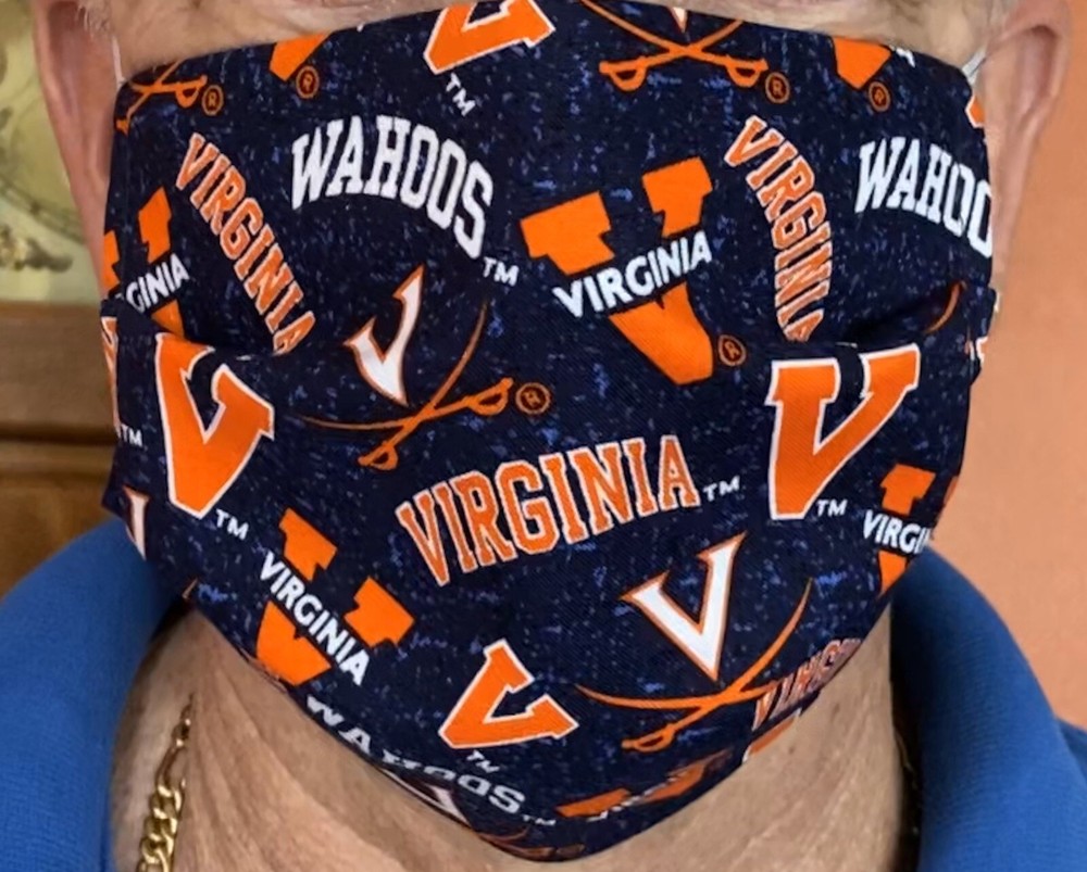 Virginia Cavaliers Face Masks.