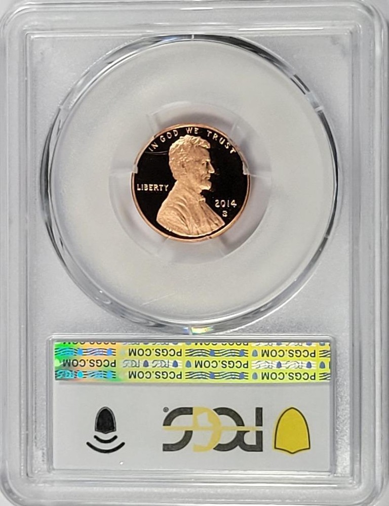 2014 - S Lincoln Cent - PCGS PR70RD DCAM - Shield