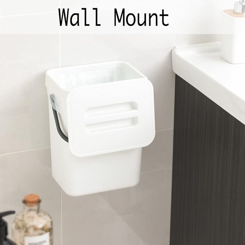 Odor Blocking Kitchen Compost Bin Indoor Fruit Fly Free Compact Container New