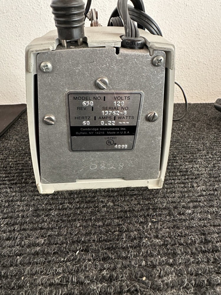 Cambridge Instruments Adjustable Intensity Spot Illuminator Model 650 Tested
