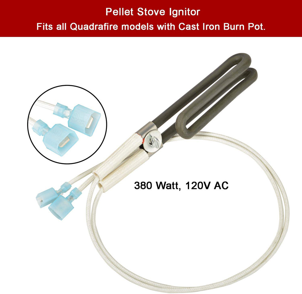 Pellet Stove Ignitor Fireplace Multi Fuel Loop Igniter Element for Quadrafire