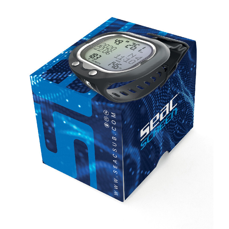 Seac Screen Black/Blue Dive Computer - Wrist Dive Computer(1600008000525A)