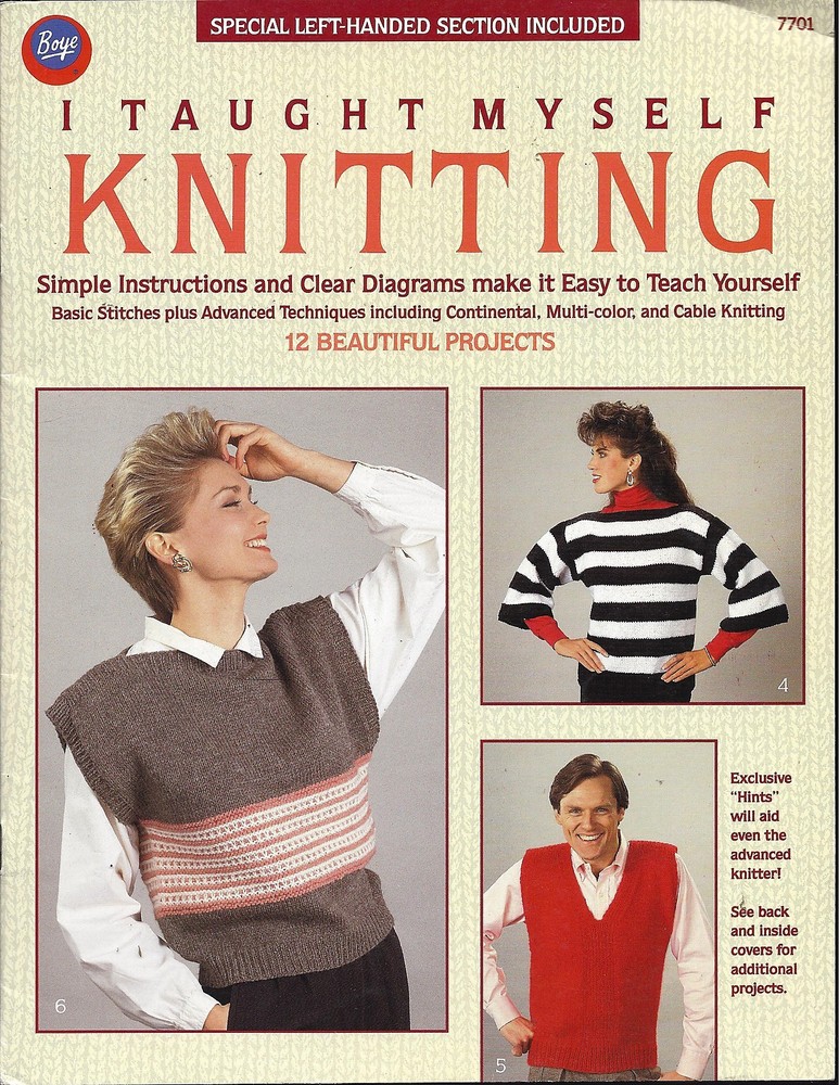 I TAUGHT MYSELF KNITTING ~ BOYE