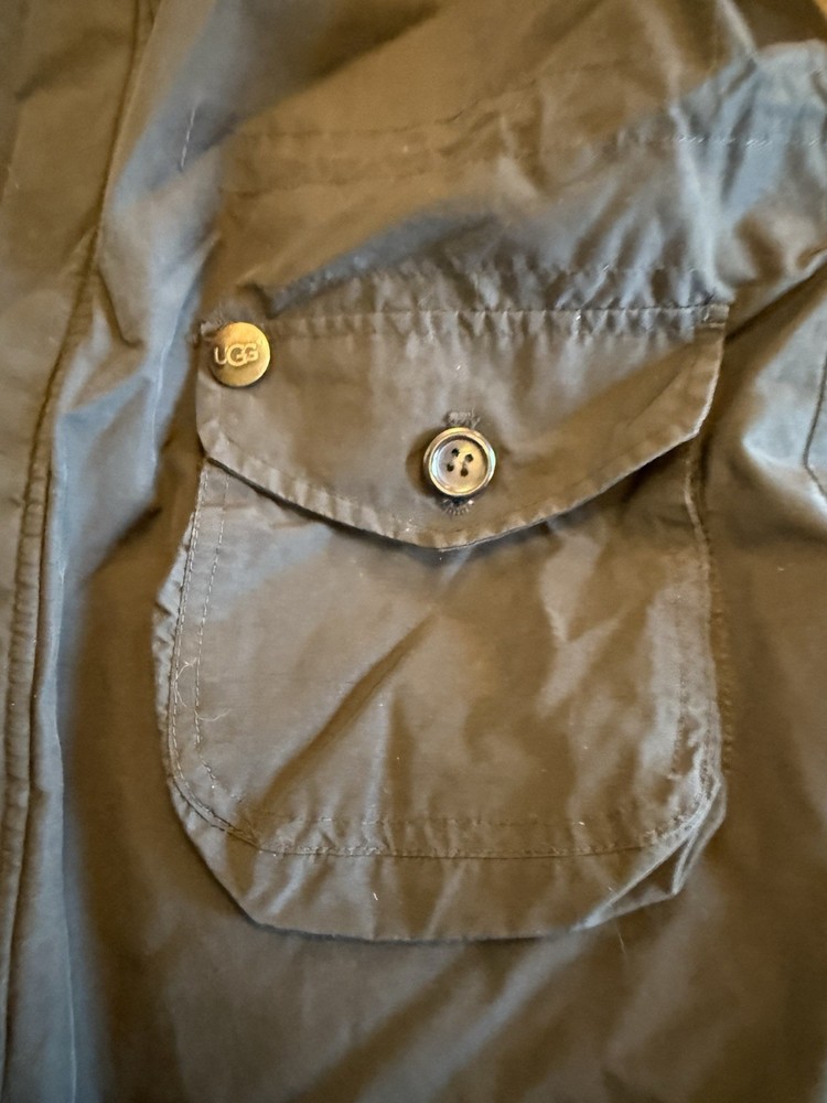 UGG Australia Boys Coat 14 Black Toggle Buttons
