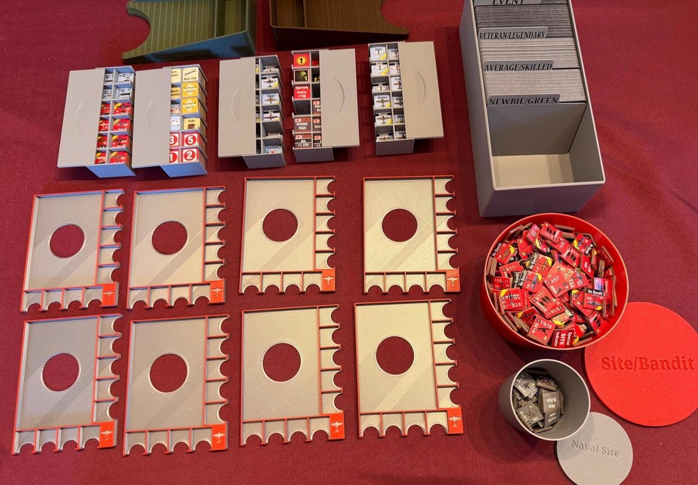 Zero Leader Compatible Game Organizer and Aircraft Trays