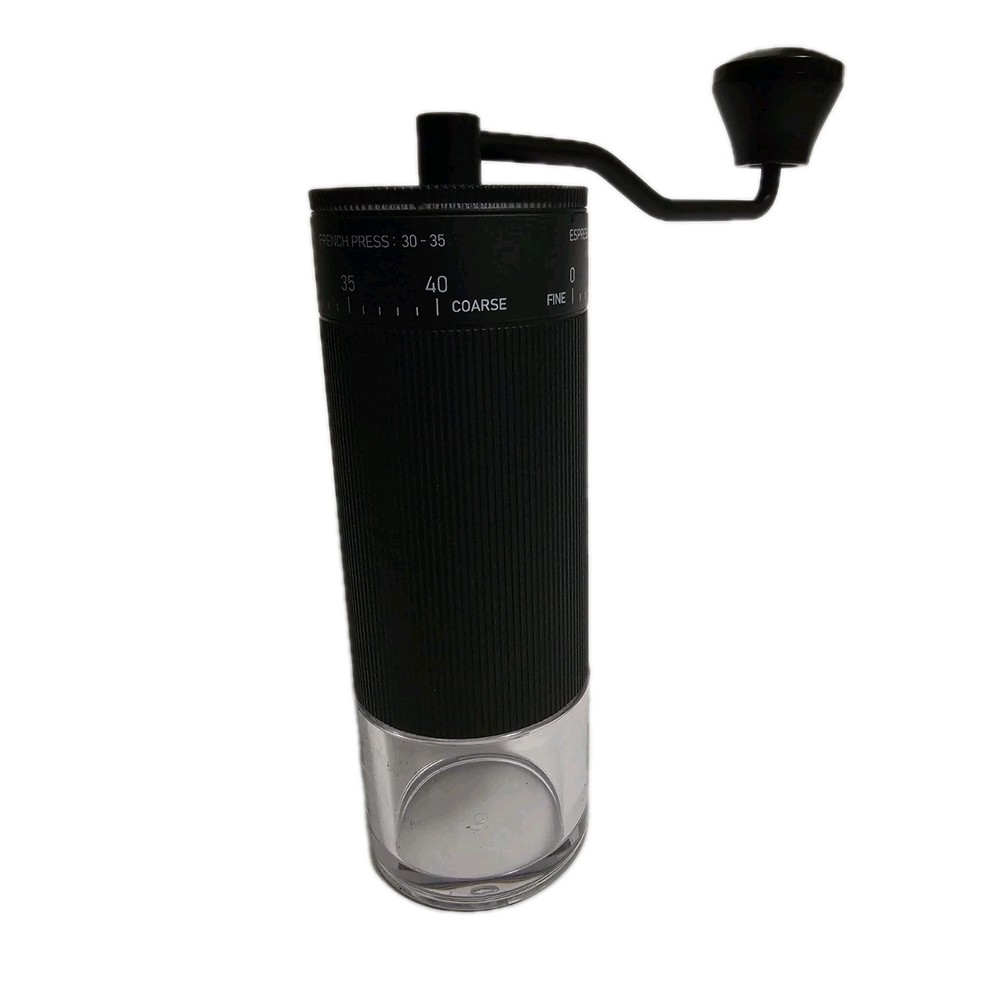 Manual Coffee Grinder Conical Burr Adjustable Hand Crank Portable
