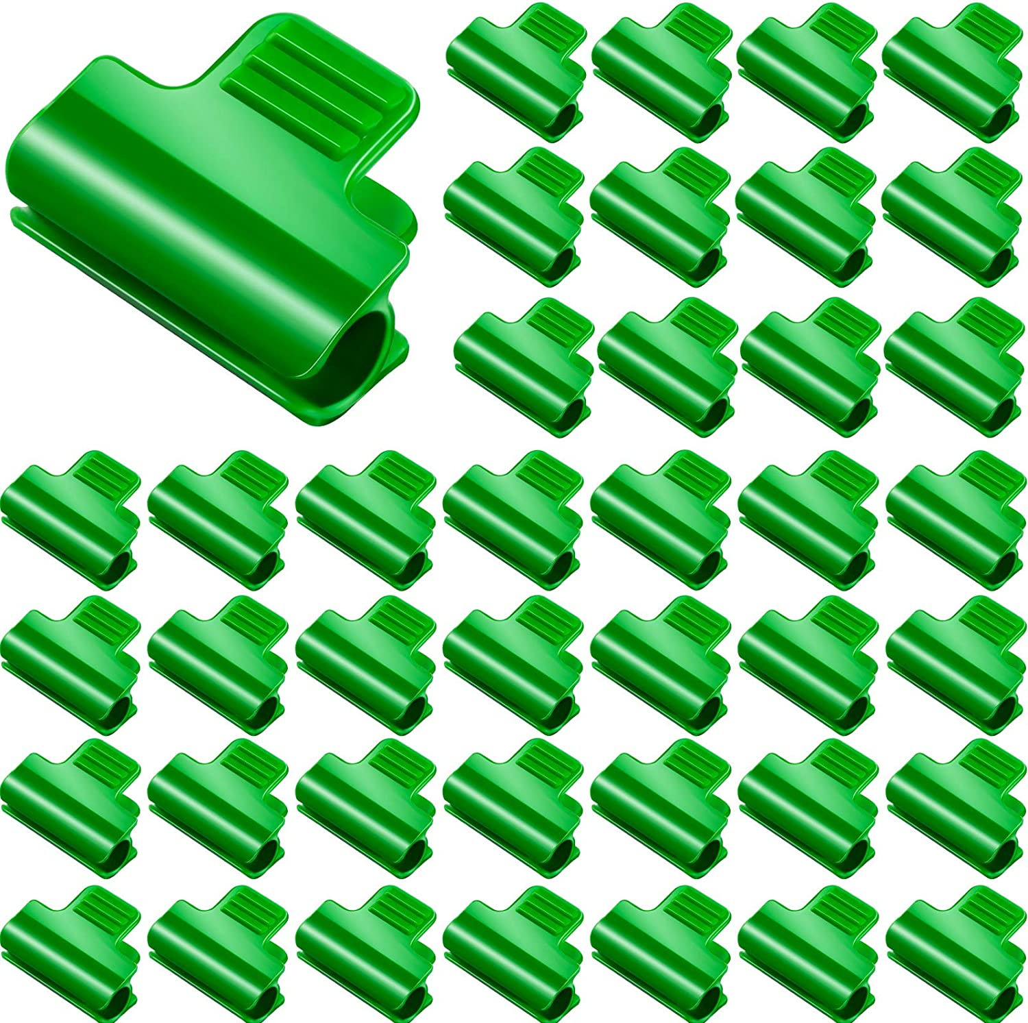 40 Pack Greenhouse Clips Plastic Garden Clamps Row Cover Netting Hoop