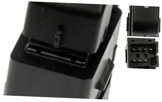 901-081 Power Window Switch- Passenger, 1 Button Compatible with Select