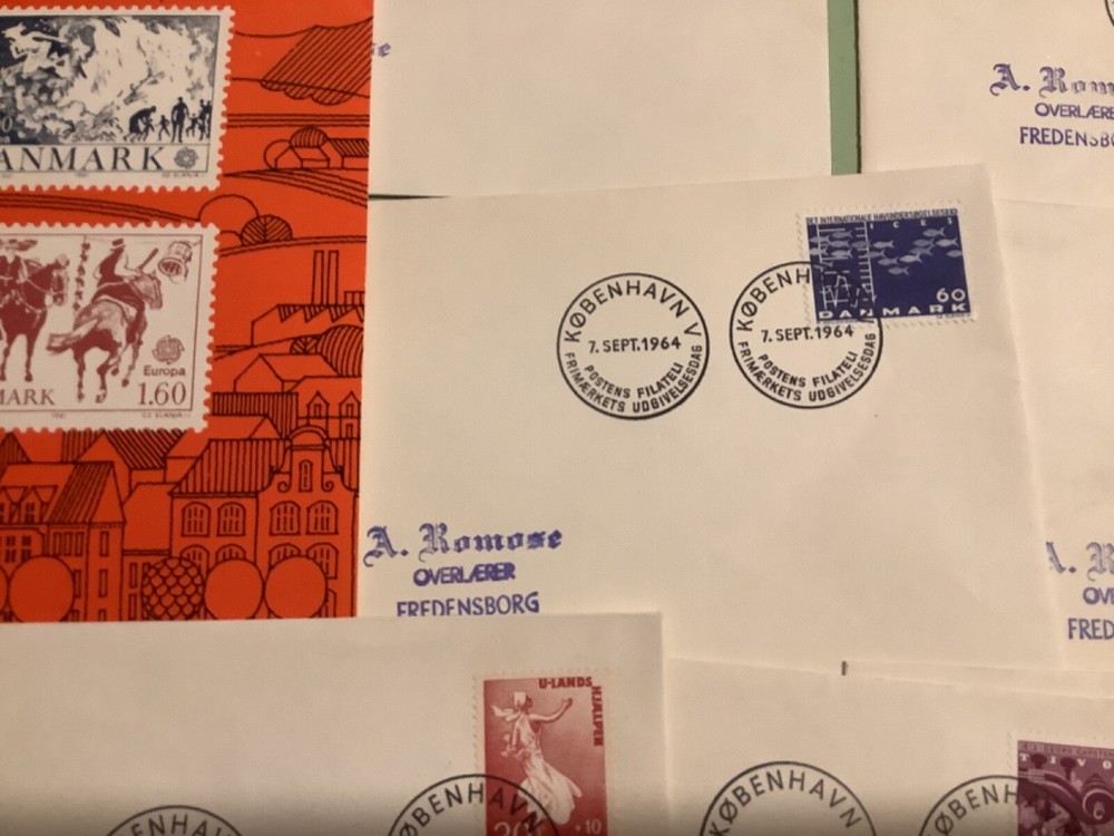 Denmark 22 postal cover items Ref A1852