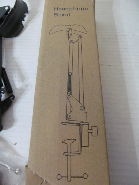 Cloolc Desktop Adjustable Headset Stand, Black