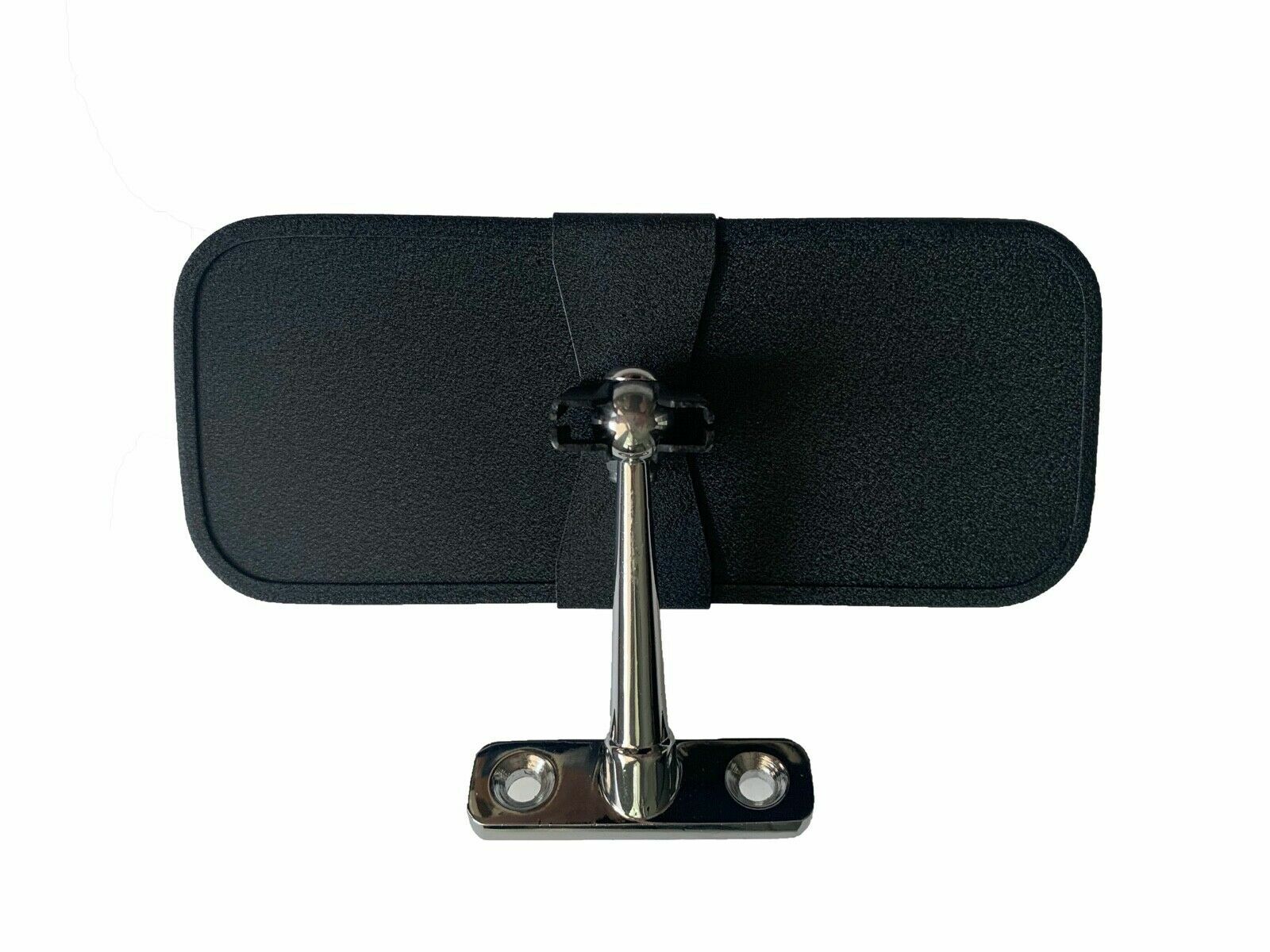 Vintage Hot Rat Rod Antique Car Truck Interior Rear View Mirror Black Wrinkle