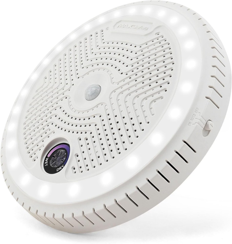 2-in-1 Rechargeable Dehumidifier with Motion Sensor Light - Approved, White