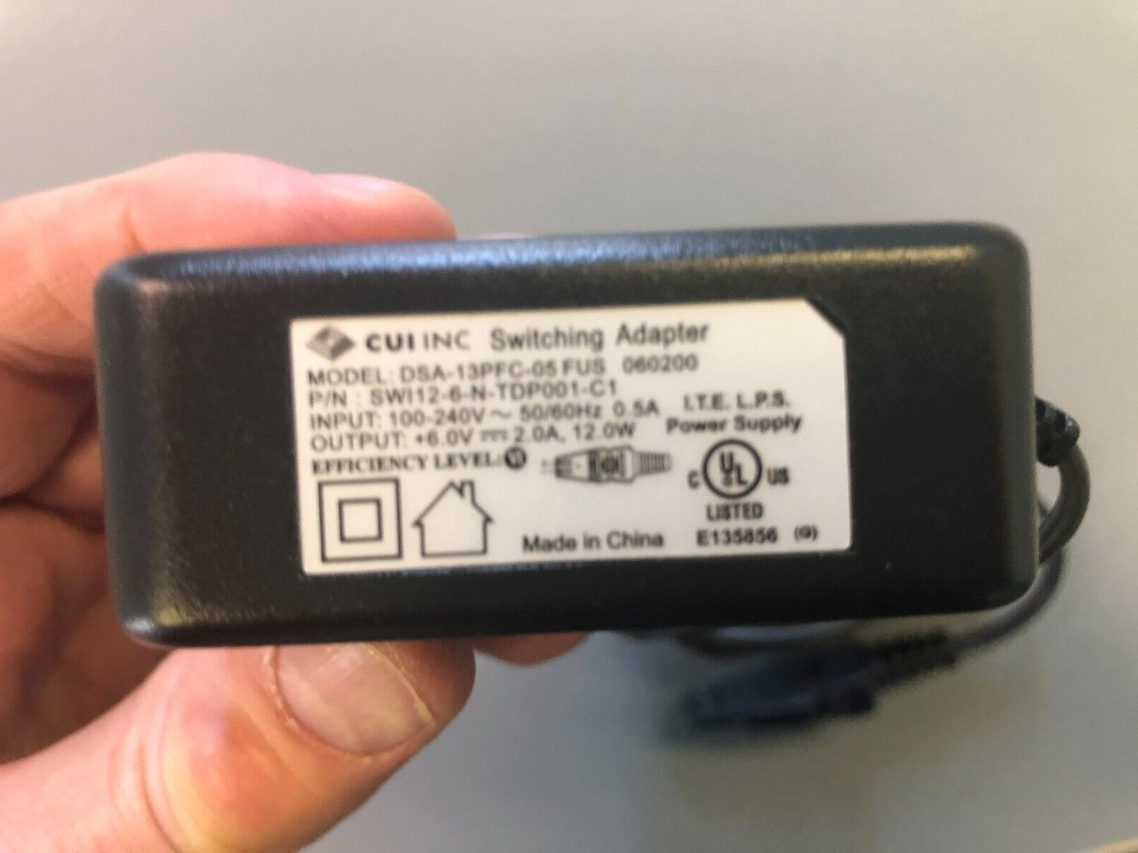 MSA Part Number 10087913 Power Supply Charger for Altair 4X and 5X Altair