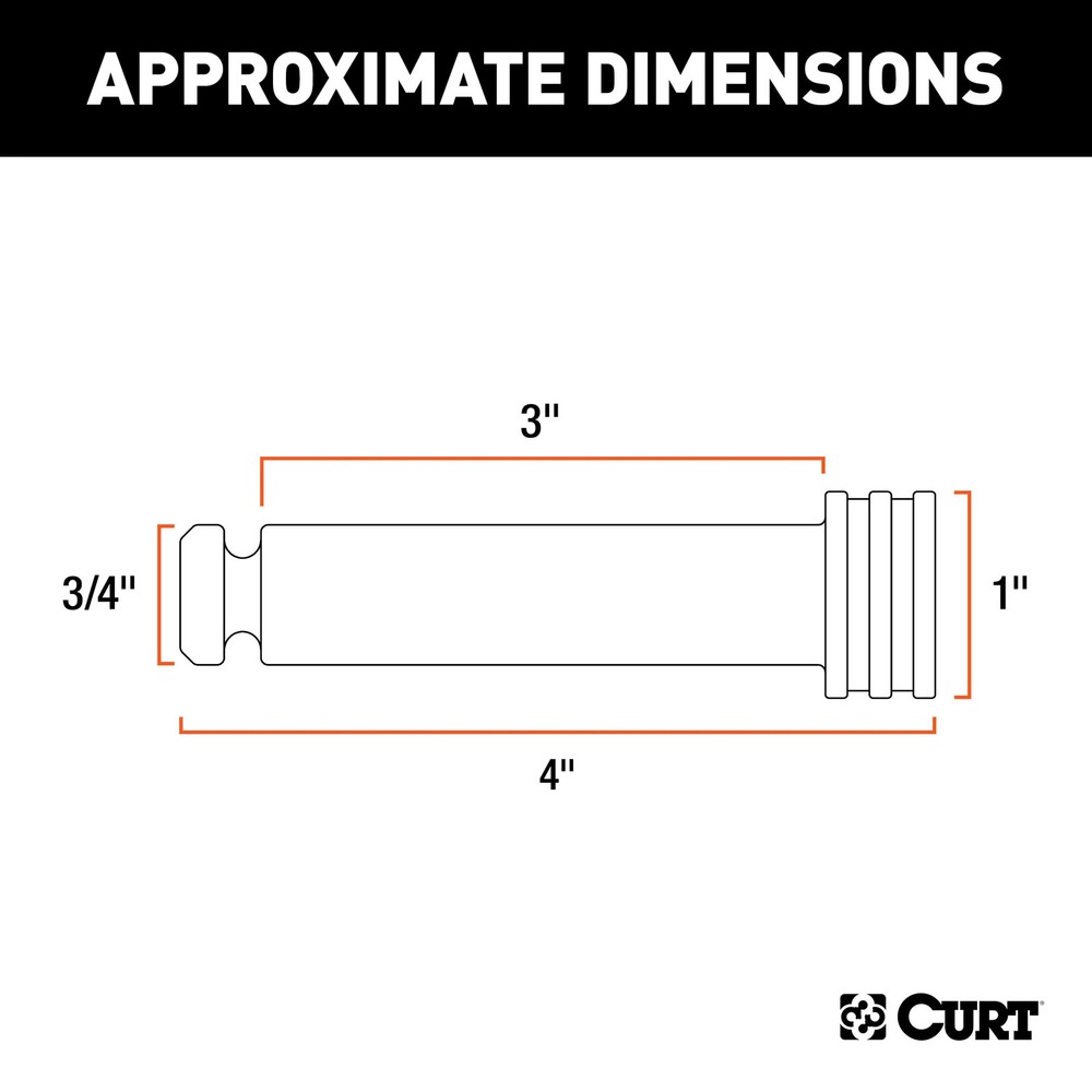 Curt-Replacement Rebellion XD Accessory Mount Pins