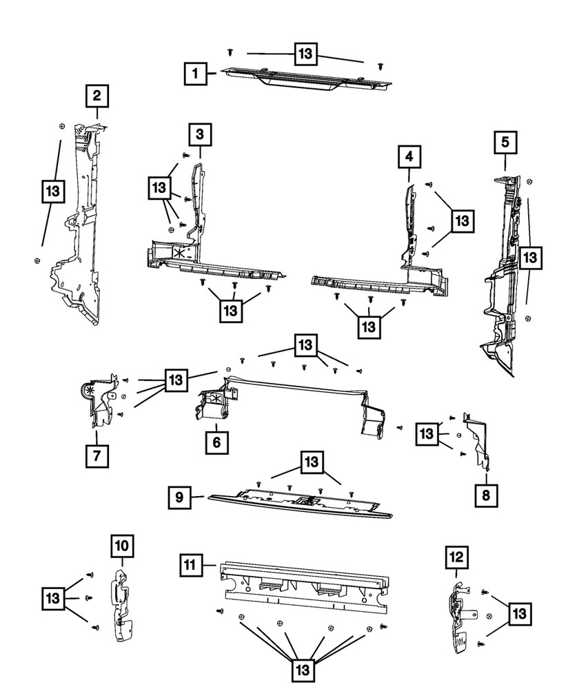 Genuine Mopar Upper Ags Seal 68488854AA