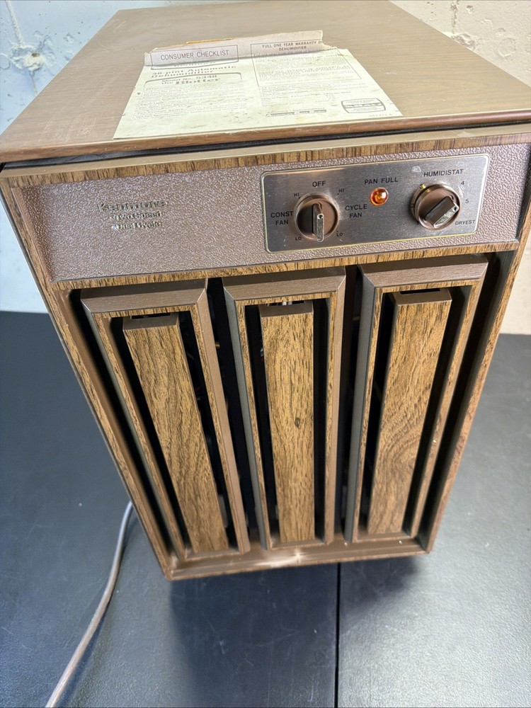 Kenmore Dehumidifier Front & Rear Grille Panel and Control Knob