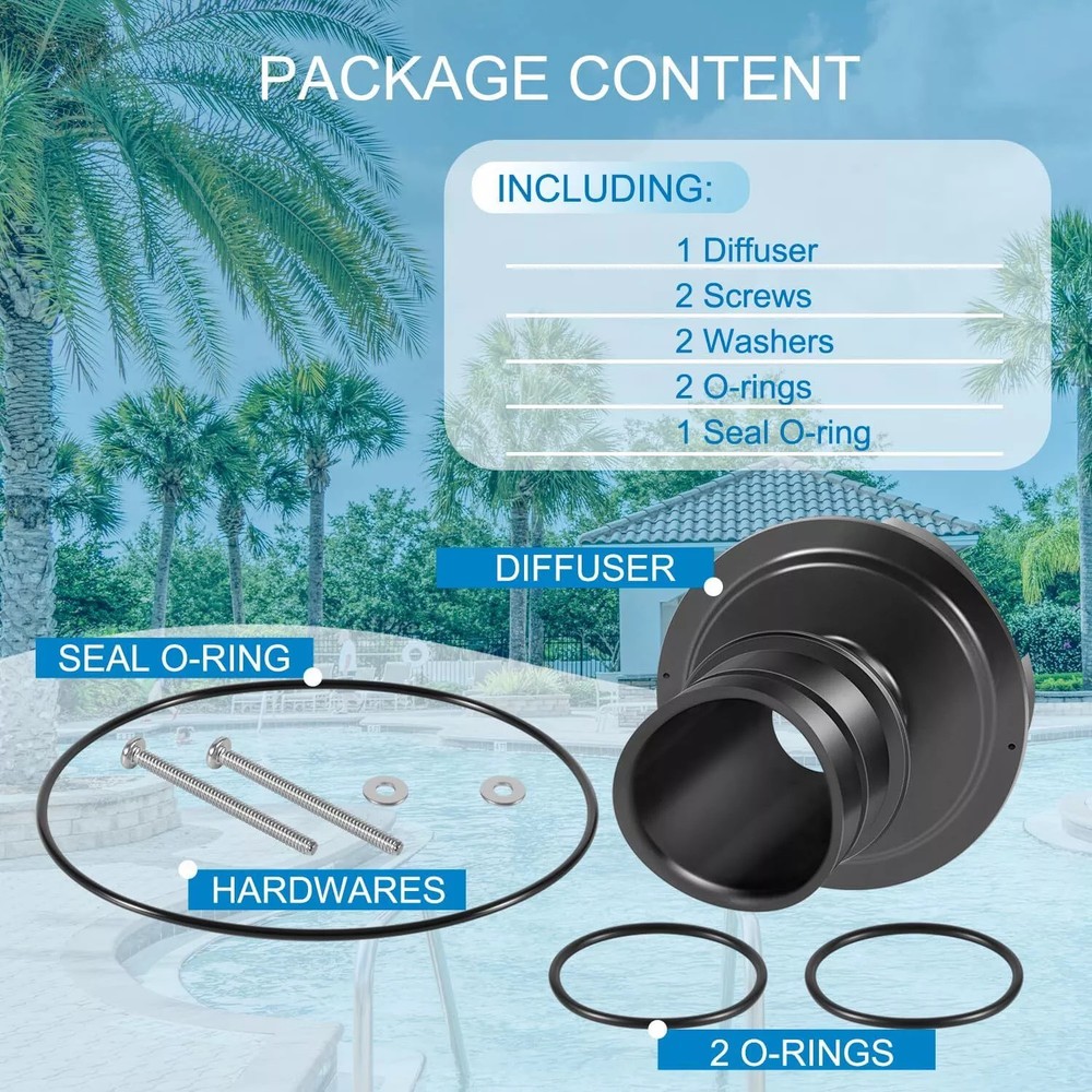 R0445400 Diffuser Replacement Kit for Zodiac Jandy ePump Stealth PlusHP Pumps