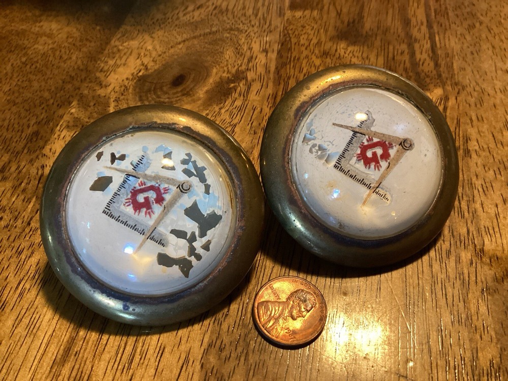 Antique Draft Size Bridle Rosettes/ Buttons/ Conchos