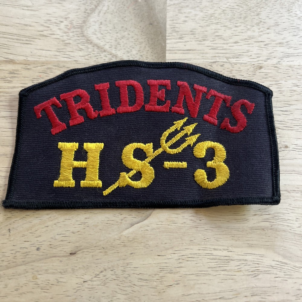 US NAVY TRIDENTS HS-3 JACKET PATCH