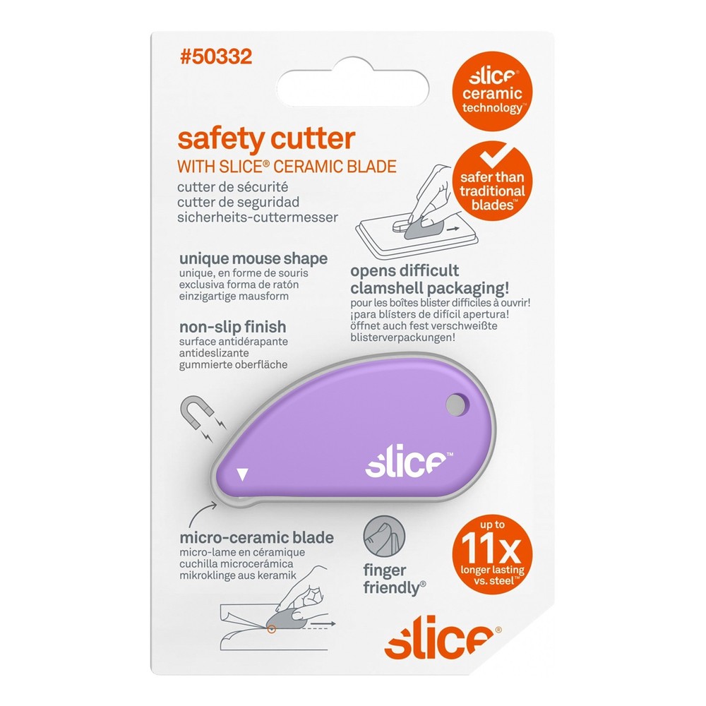 Slice Safety Cutter-Lavender - 3 Pack