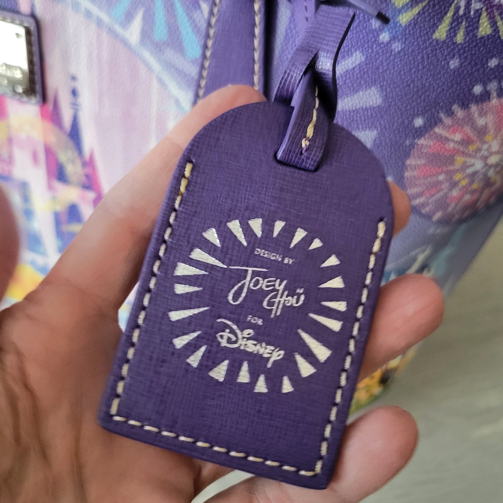 Disney Dooney & Bourke Disney Parks Joey Chou Castle Tote Bag Large NWOT