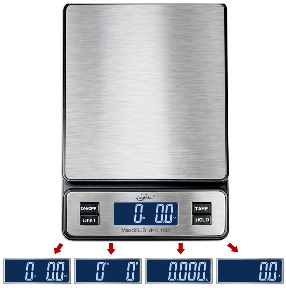 90 LB Digital Postal Shipping Scale with AC Adapter