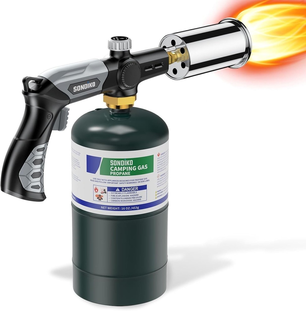 Propane Torch BBQ Grill Searing Welding Campfire Starter Cooking Tool