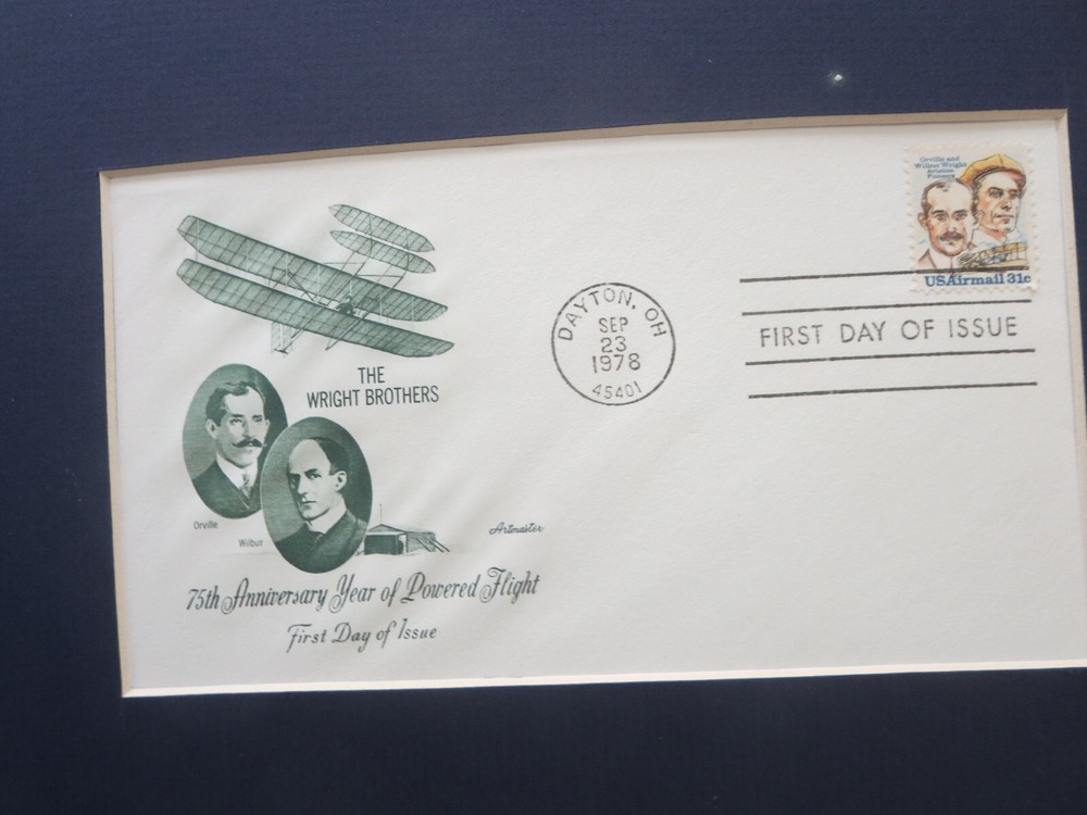 The Wright Brothers & the First Flight over Kitty Hawk & First Day Cover