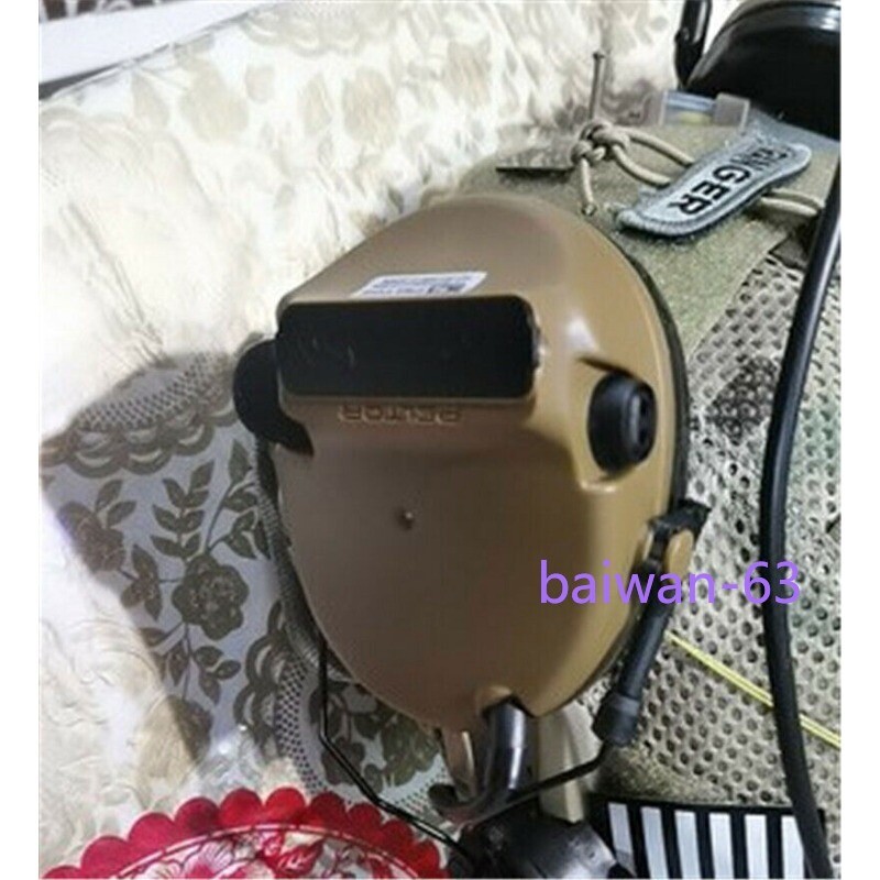 US PELTOR Comtac III C3 Tactical Headset Helmet Ver. Noise Reduction Headphone