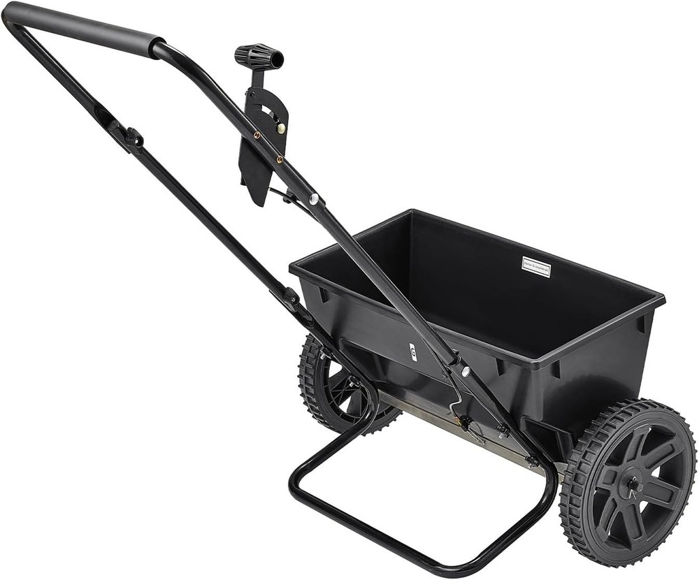 Efficient 50LB Push Spreader with Adjustable Settings - Ideal for Every Garden