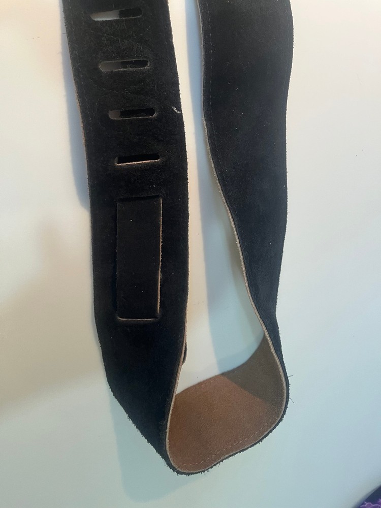 Brown Suede Guitar Strap