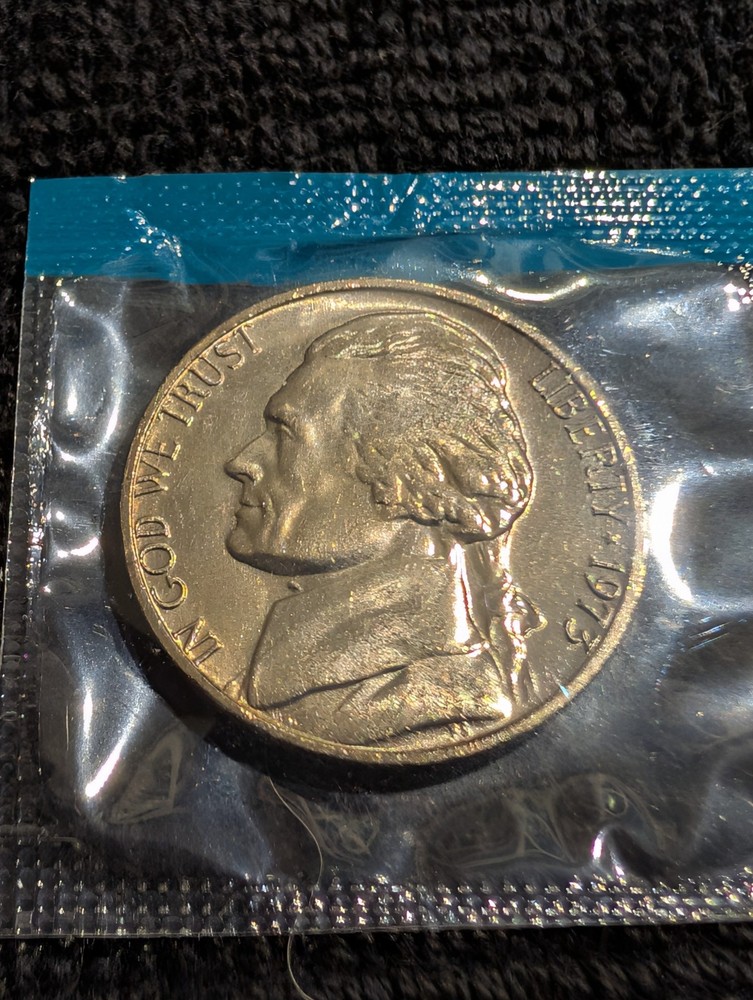 1973-P  BU Jefferson Nickle from Mint set