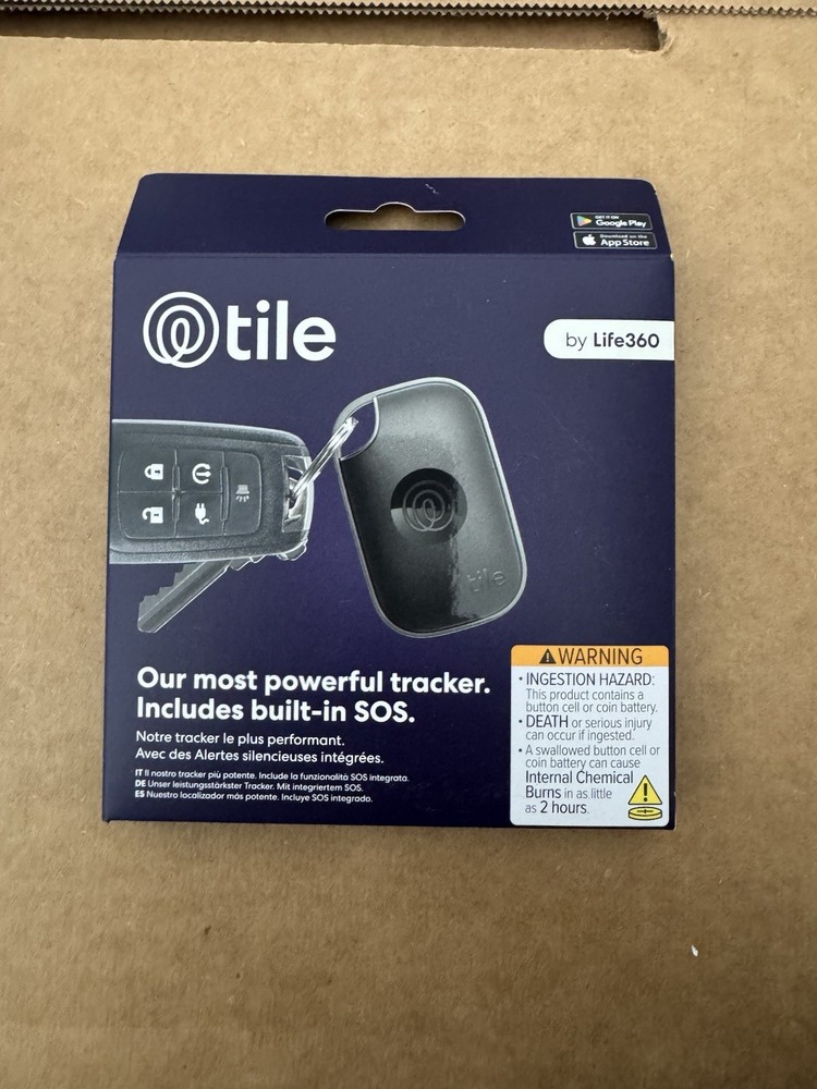 Tile PRO Life360 Pro Bluetooth Tracker Key Finder Locator iOS Android NEW
