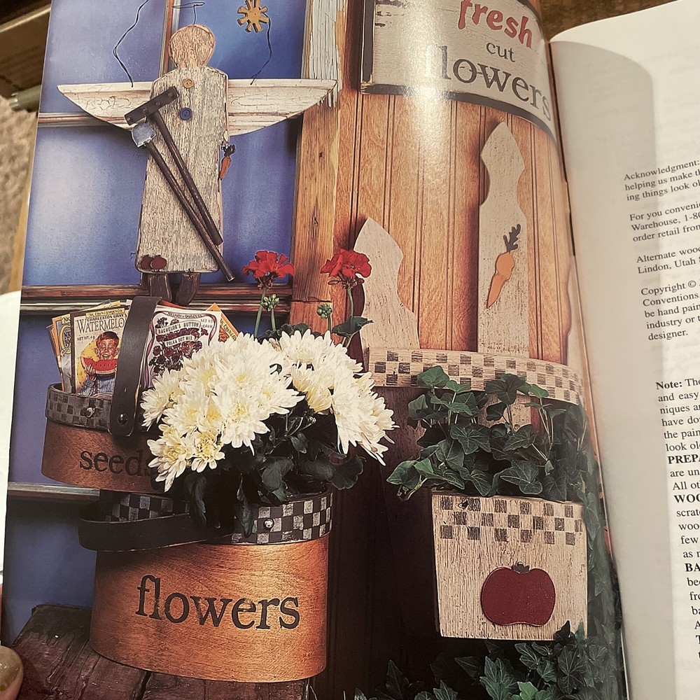 provo craft - simple times cedar primitives - painting book