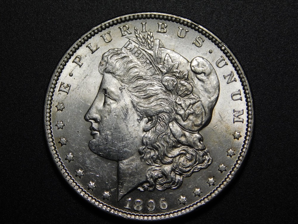 OLD WEST US COINS 1896 MORGAN SILVER DOLLAR