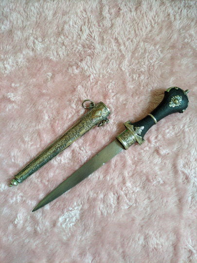 Handmade Arabic Moroccan Koummya Knife Dagger