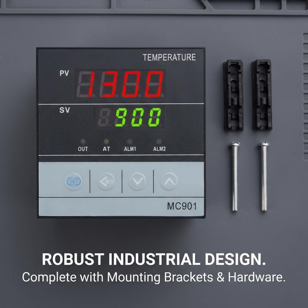 MC901 PID Temperature Controller Digital Display KType PT100 Relay SSR Output
