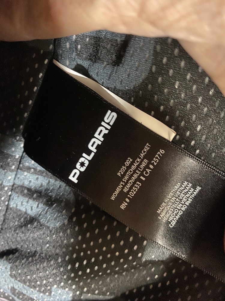 Polaris Women's TECH54 Switchback Jacket W/ Removable Lining Size Medium