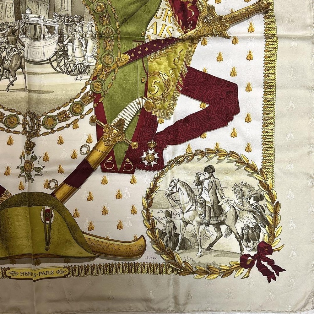 Hermes Napoleon Silk Scarf