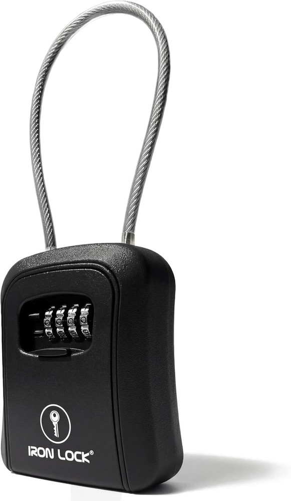 Durable Waterproof Key Safe Box with Resettable Code - Perfect for All Locations