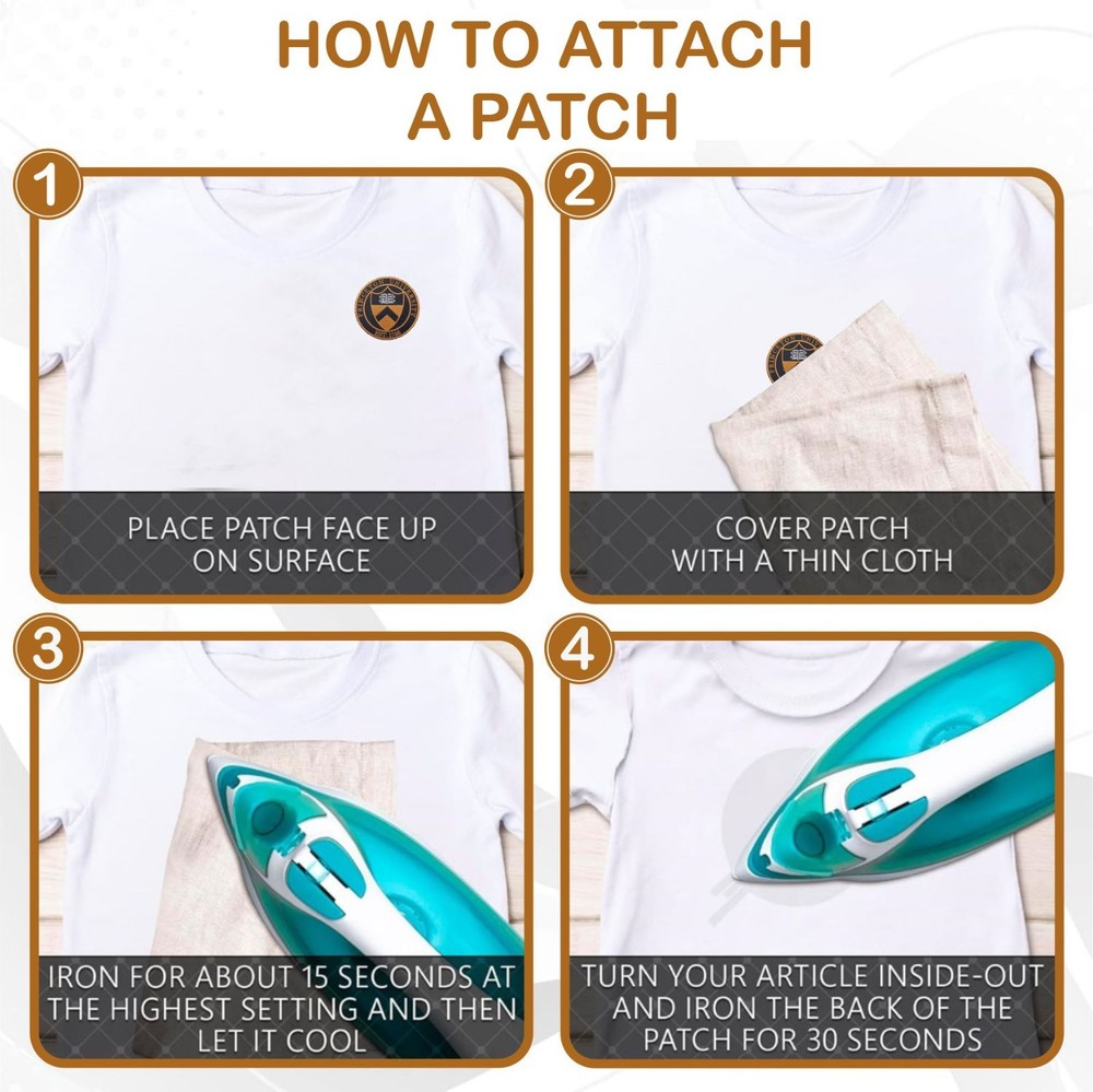 Princeton University Logo Iron On Patch-Sew Patch-Embroidered Patch 4"