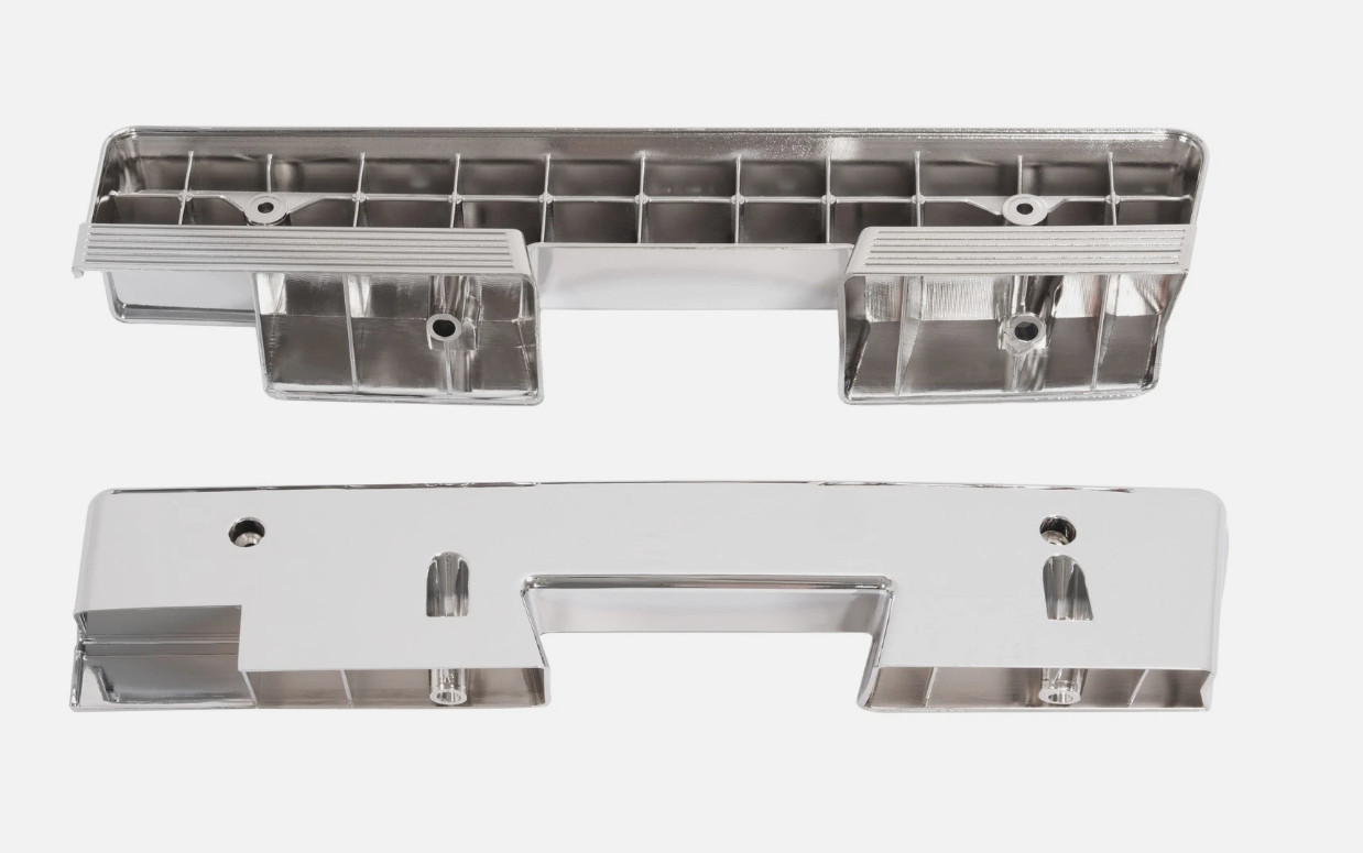 1962 1963 1964 Chevy Impala Arm Rest Bases Chrome 2 Pieces LH RH