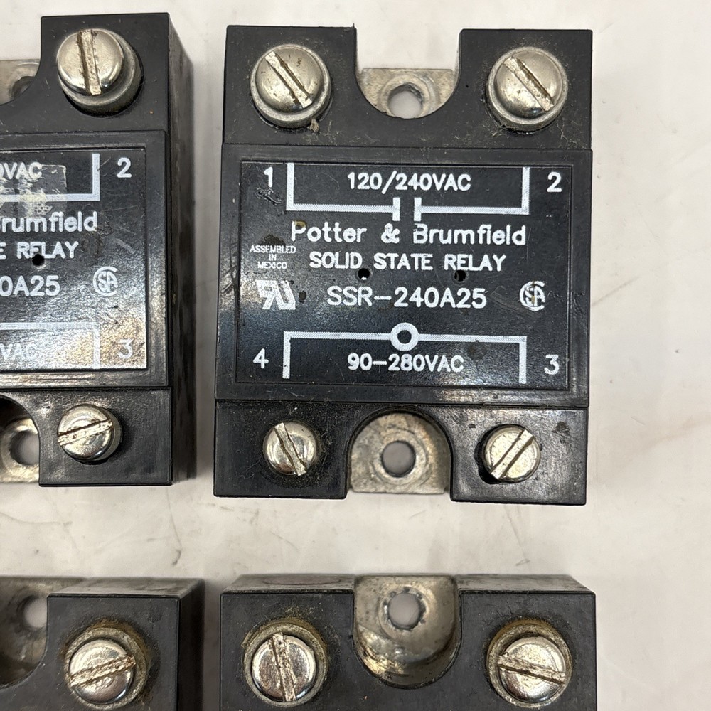 Lot Of 7 Assorted Solid State Relays