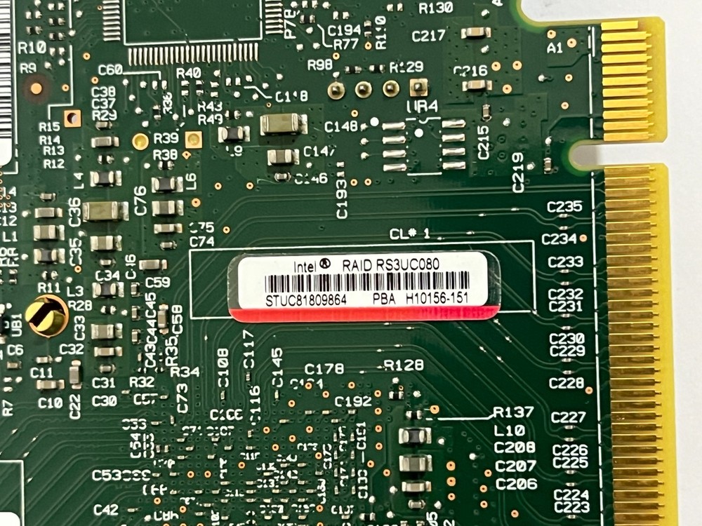LSI Intel RS3UC080 12Gb/s PCIe x8 Gen3 SAS RAID Module Controller Low Profile
