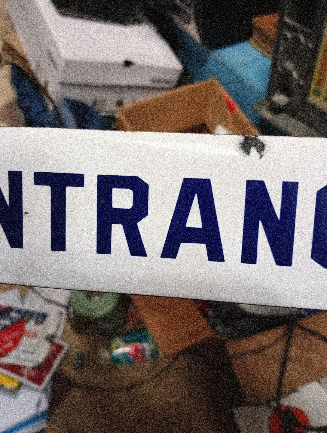 Porcelain Entrance Sign